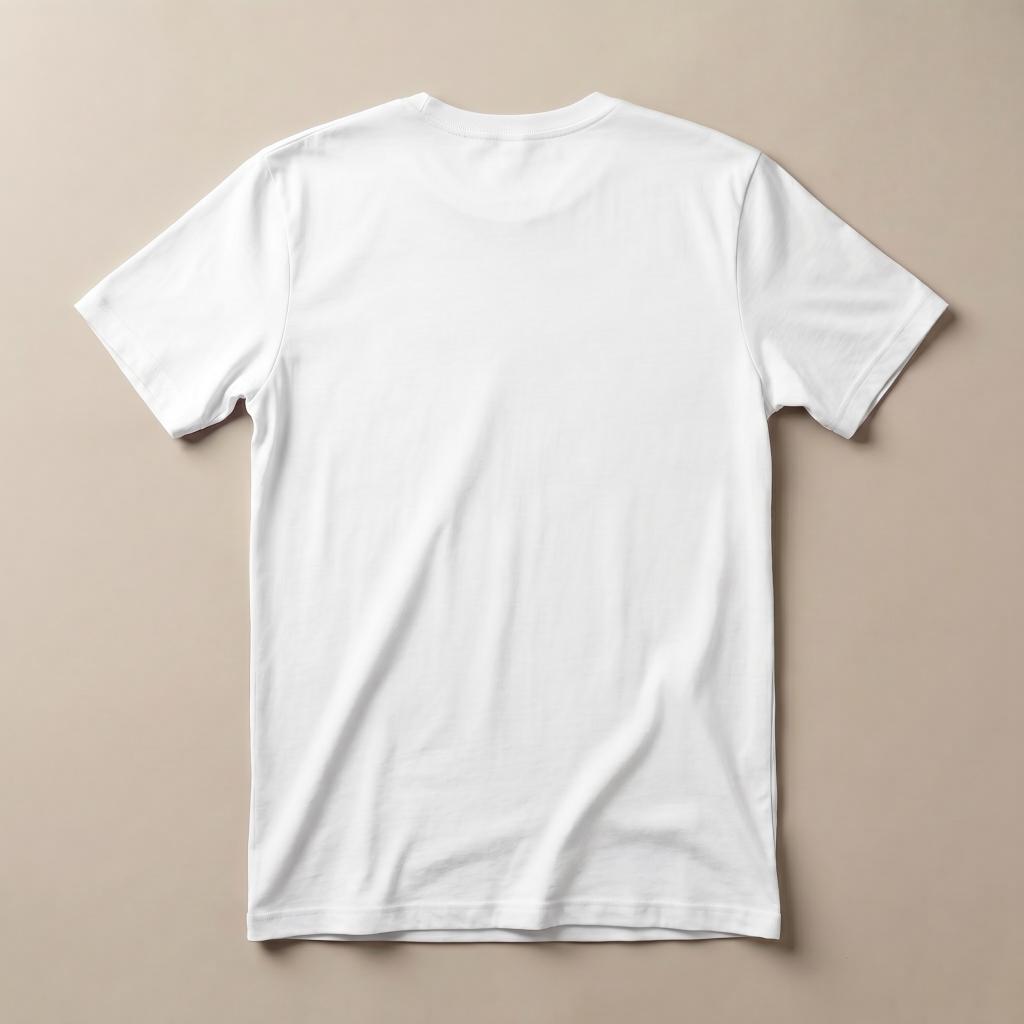 White 1776–2026 graphic tee with plain back design visible.
