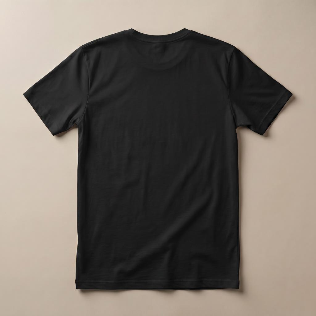 Black 1776–2026 graphic tee with back design visible.