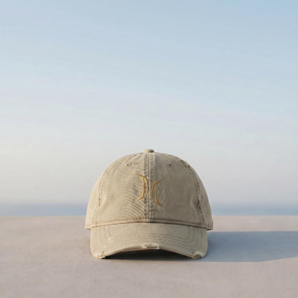 Stone Gemini embroidered cap from the Atlas Stitch Zodiac Capsule.