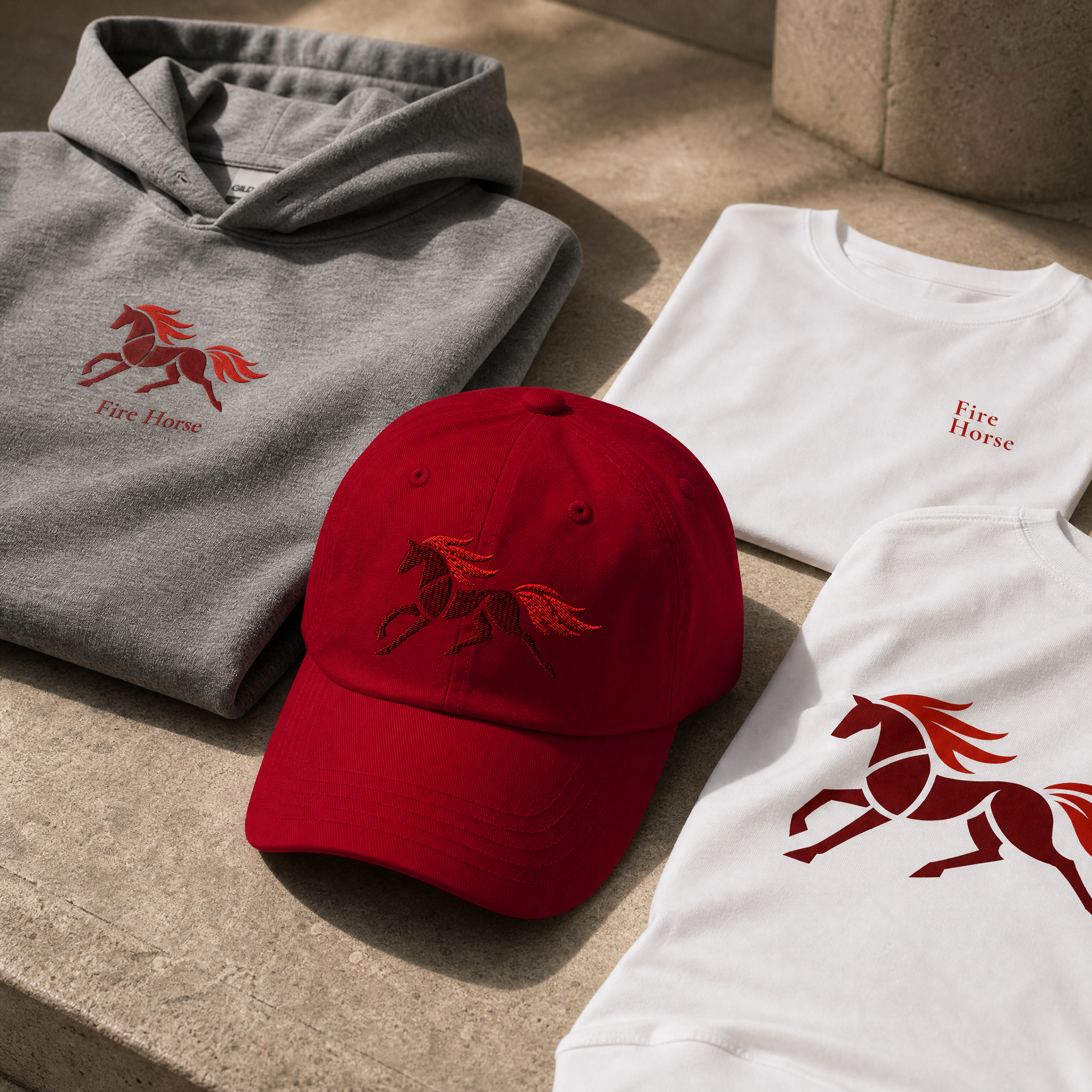 Fire Horse™ Embroidered Dad Hat