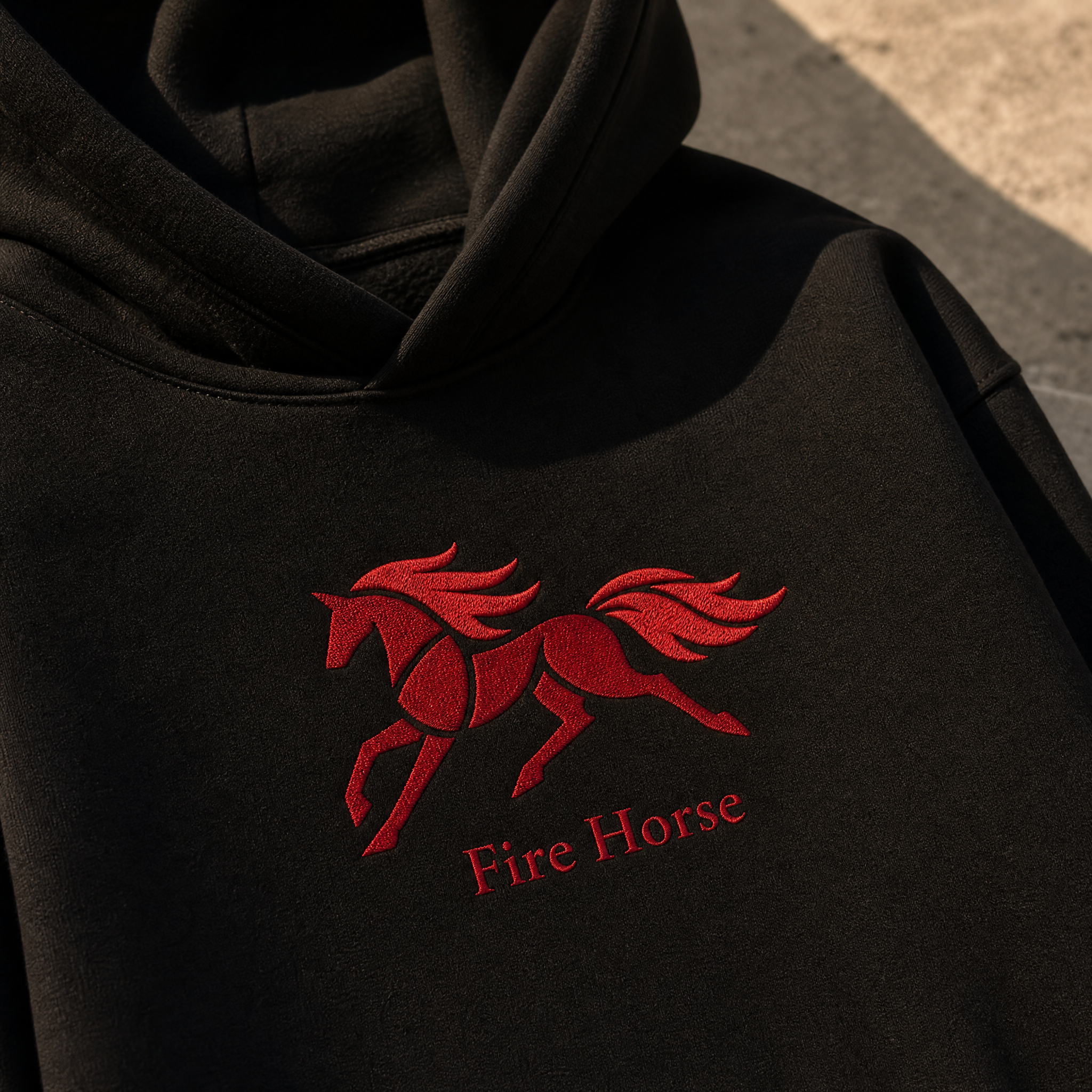 FIRE HORSE - GRAY HOODIE - Fire Horse™