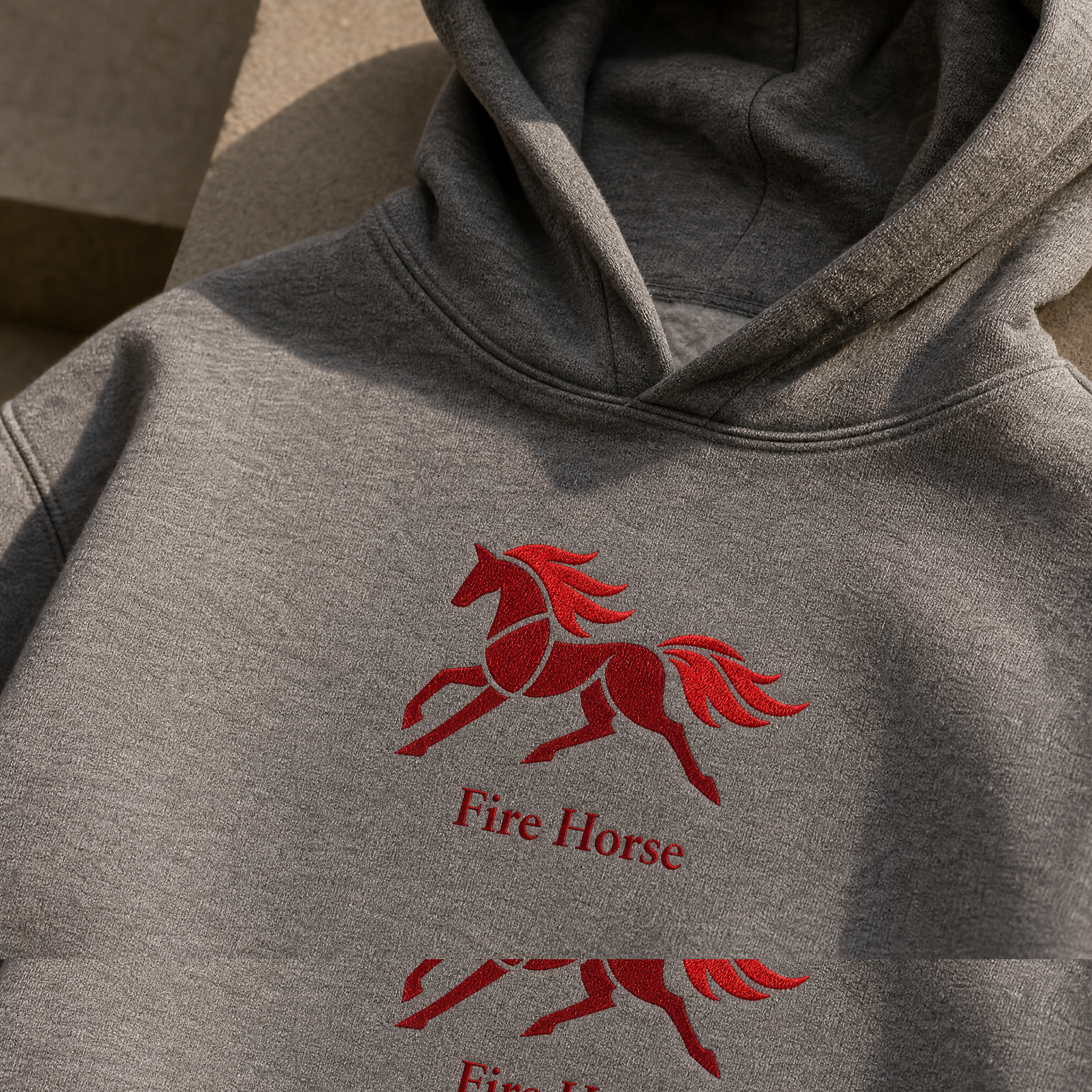 FIRE HORSE - GRAY HOODIE - Fire Horse™